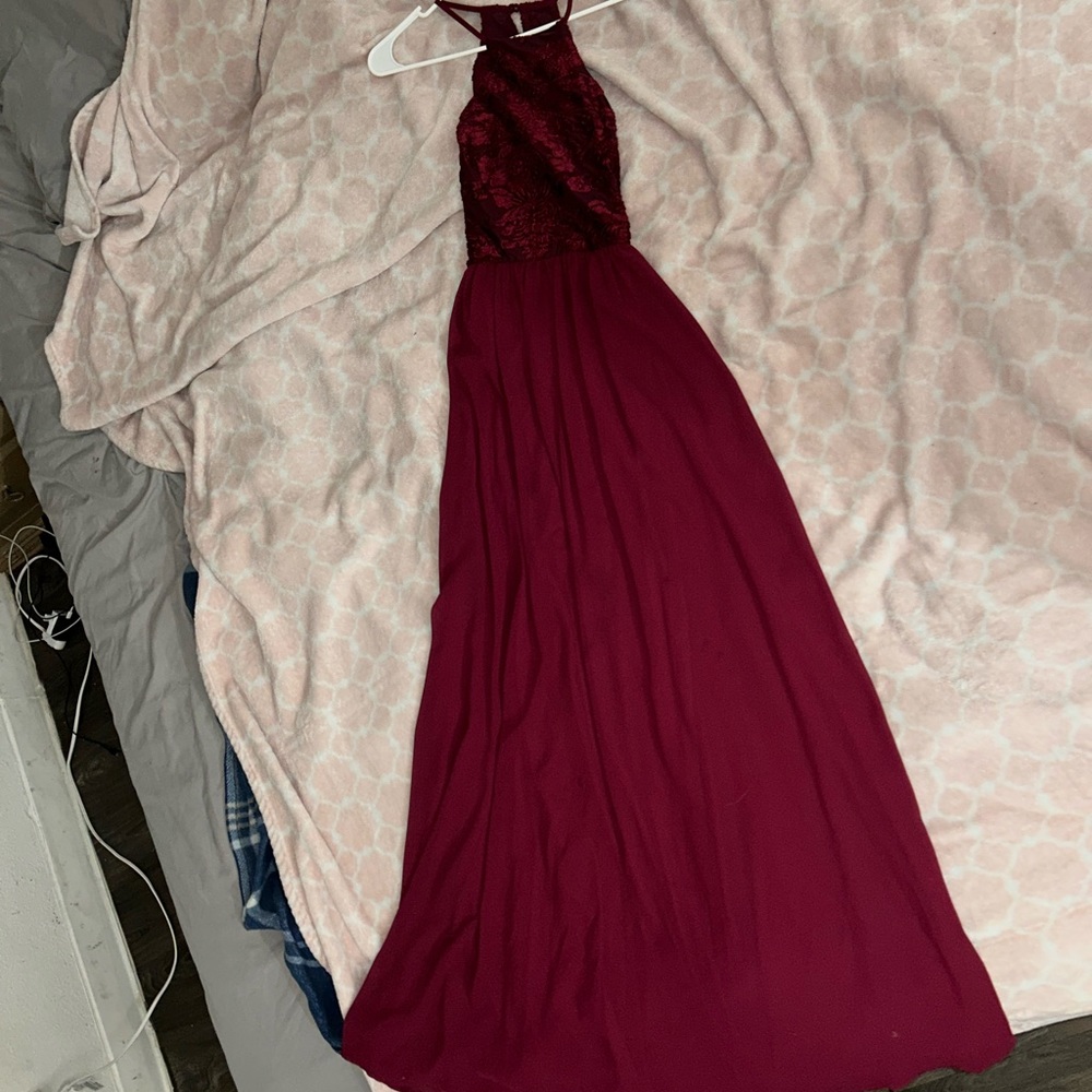 Soiéblu Burgundy long dress